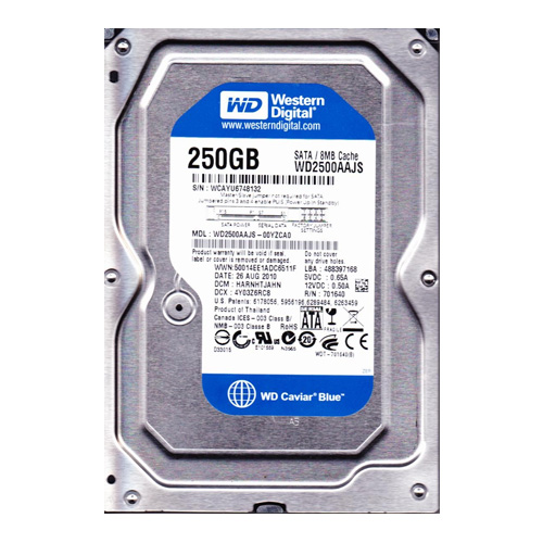 HDD 250GB – Various Brands
