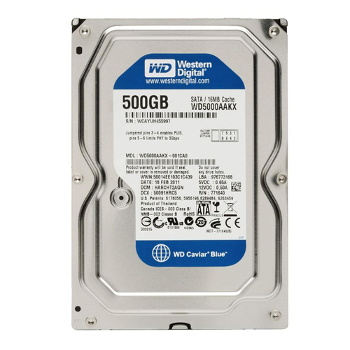 HDD 500GB – Various Brands