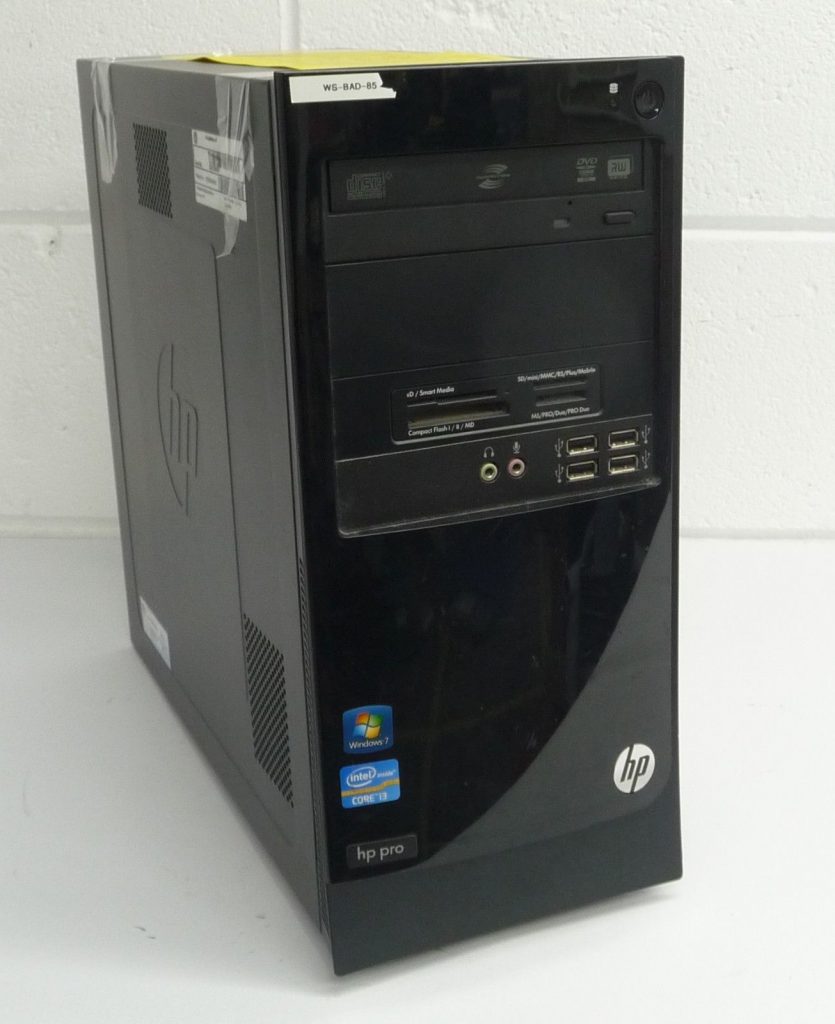 HP Pro 3300 MT PC Core i3 2120 3.3Ghz 500Gb SATA 4Gb DDR3 Win10 Pro in UK