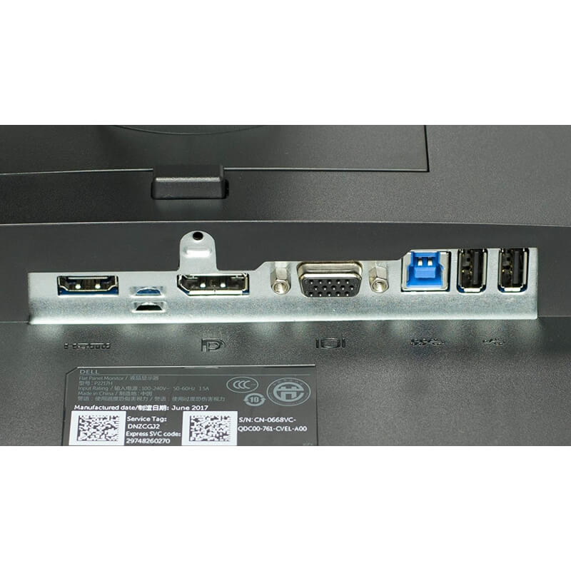 Dell P2217H 22-inch LED Monitor 1080 Full HD HDMI VGA DisplayPort in UK