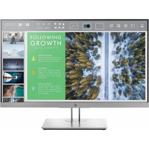 HP EliteDisplay E243 23.8 inch Full HD Business Monitor (HDMI, DisplayPort, VGA, USB 3.0, pivot function, Black-silver